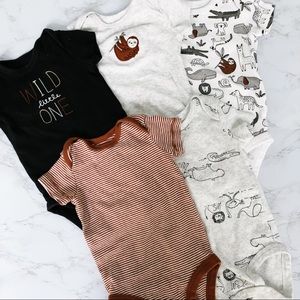 Carter’s ‘Wild Little One’ 5-Pack Onesies